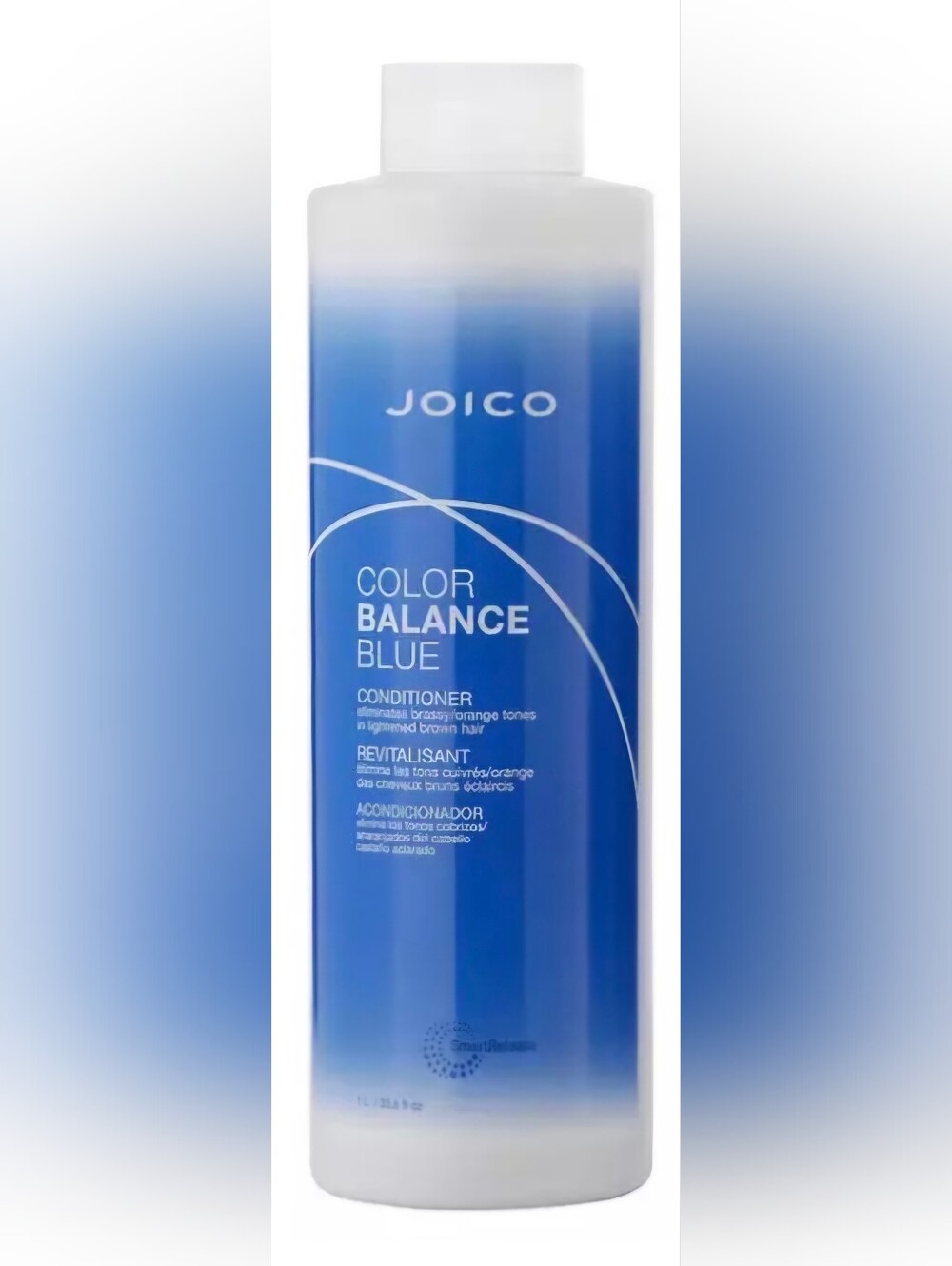 Color Balance Blue Conditioner Bottle